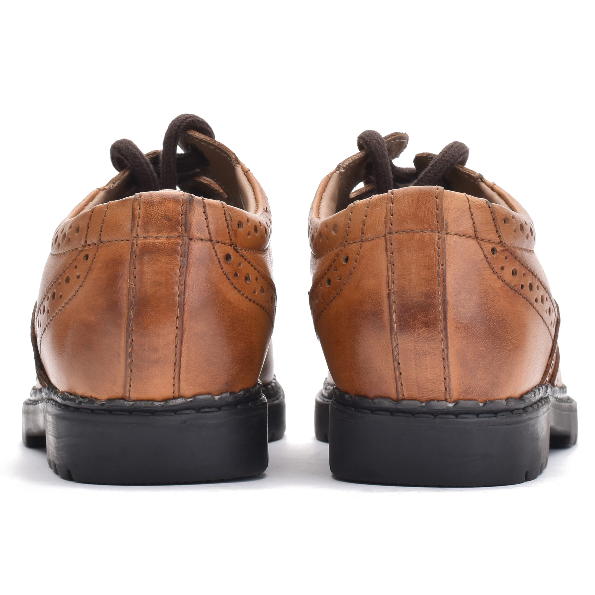 Boys Brown Ghillie Brogues ( Style 008) - Image 5